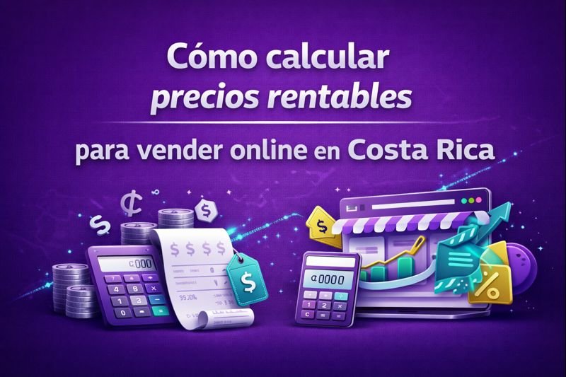 Cómo calcular precios rentables para vender online en Costa Rica